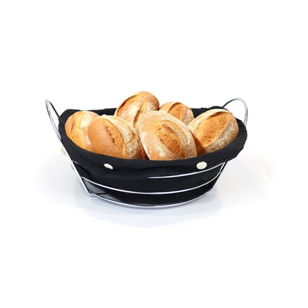 Breadbasket My Bar Black Metal 26 x 23,5 x 11,2 cm (12 Units)