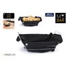 Breadbasket My Bar Black Metal Rectangular 29 x 20 x 11,7 cm (12 Units)
