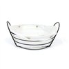 Breadbasket My Bar White Metal 26 x 23,5 x 11,2 cm (12 Units)