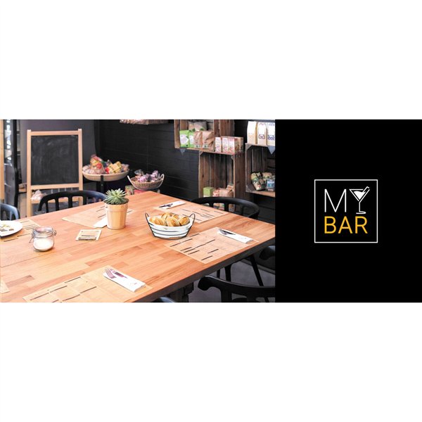 Breadbasket My Bar White Metal 26 x 23,5 x 11,2 cm (12 Units)