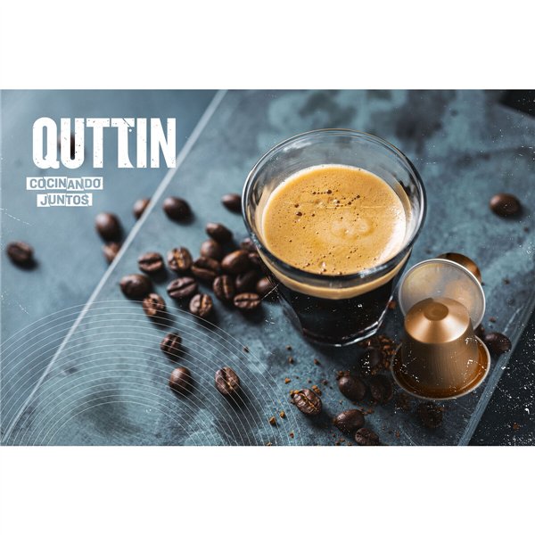 Coffee Capsule Organiser Quttin Bamboo 35 x 18 x 4 cm 40 Coffee Capsules (6 Units)