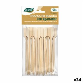 Bamboo toothpicks Algon Bamboo 50 Pieces (24 Units)