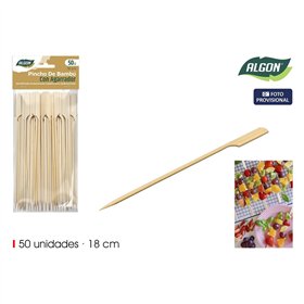 Bamboo toothpicks Algon Bamboo 50 Pieces (24 Units)