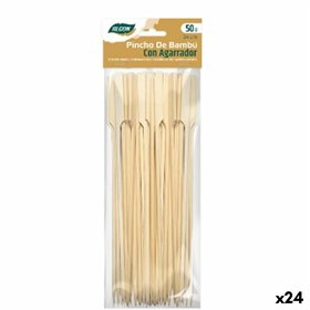 Bamboo toothpicks Algon Bamboo 50 Pieces (24 Units)