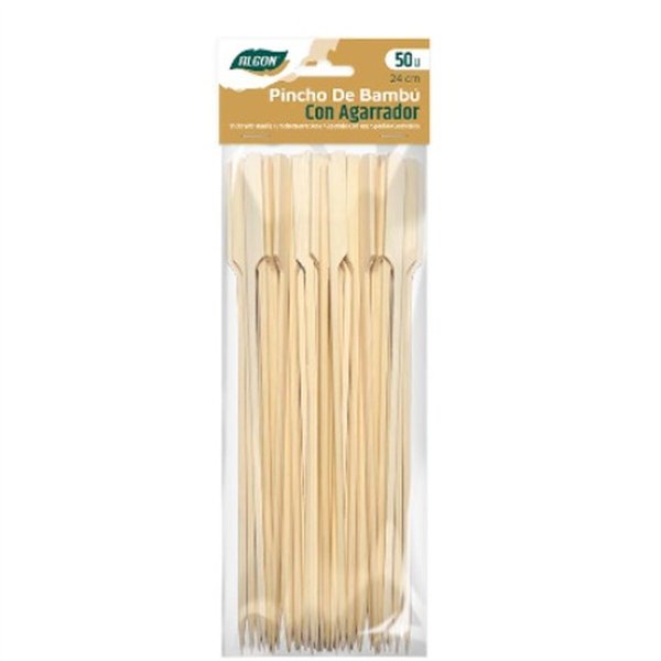 Bamboo toothpicks Algon Bamboo 50 Pieces (24 Units)
