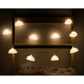 Wreath of LED Balls Clouds 150 cm