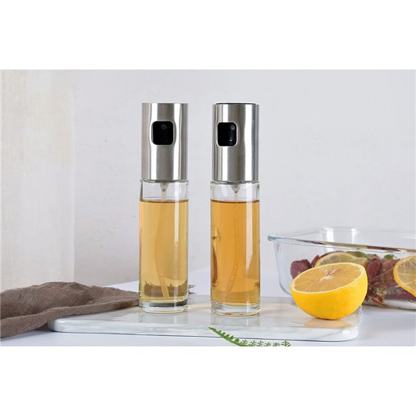 Cruet La Mediterránea Luxe Transparent Silver Glass 100 ml (24 Units)