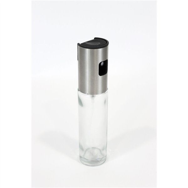 Cruet La Mediterránea Luxe Transparent Silver Glass 100 ml (24 Units)