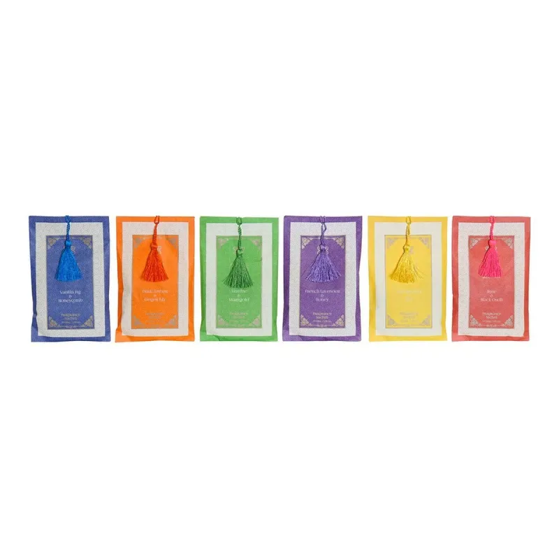 Aromatic Bags DKD Home Decor Beige Bag Fragrance 6 Pieces