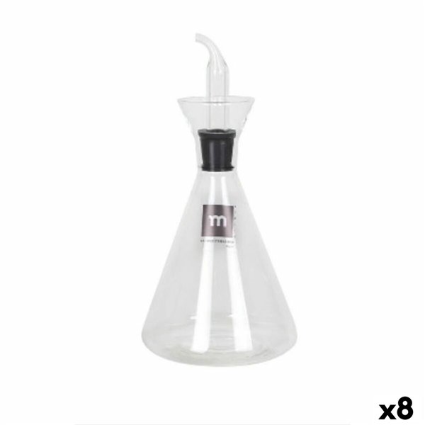 Cruet La Mediterránea Transparent Borosilicate Glass 250 ml (8 Units)