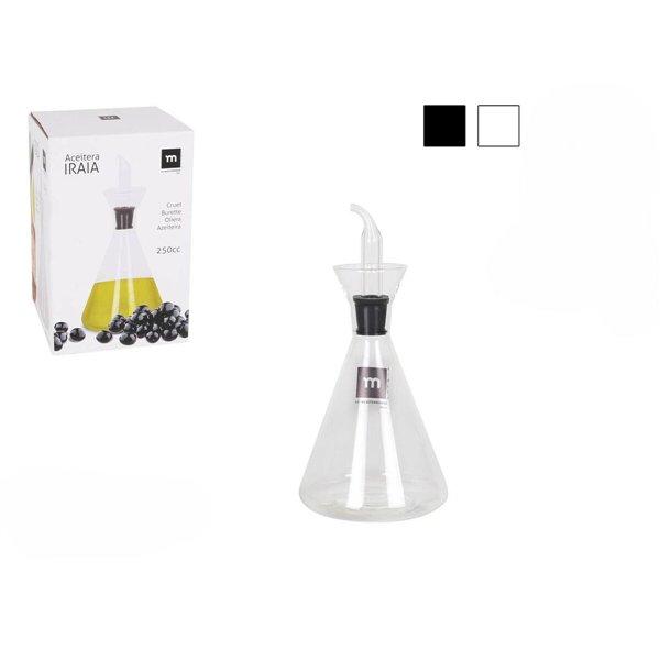 Cruet La Mediterránea Transparent Borosilicate Glass 250 ml (8 Units)