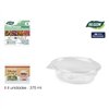Reusable Food Trays Algon OPS 375 ml 16 x 12,7 x 4,7 cm (4 Pieces) (24 Units)