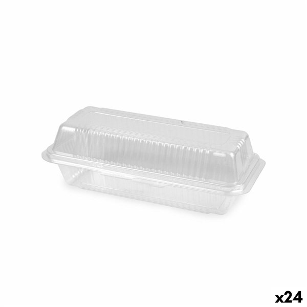 Reusable Food Trays Algon OPS 22 x 11 x 7 cm (3 Pieces) (24 Units)