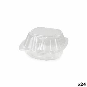 Reusable Food Trays Algon BURGER 13 x 13 x 6,9 cm (5 Pieces) (24 Units)