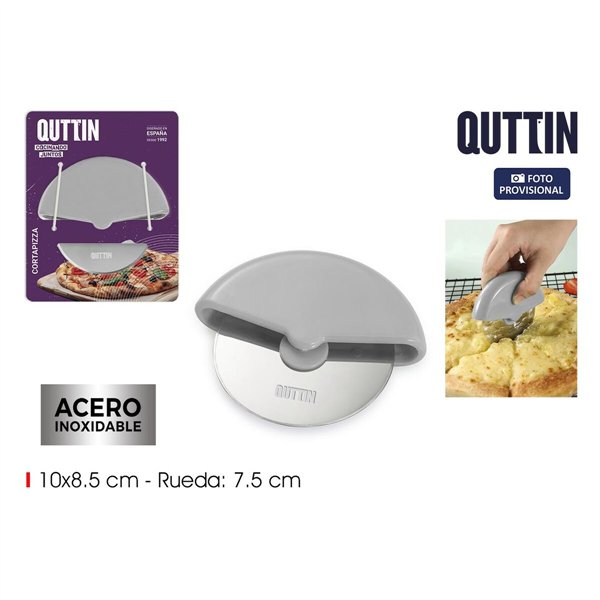 Pizza Cutter Quttin Steel 10 x 8,5 cm (24 Units)