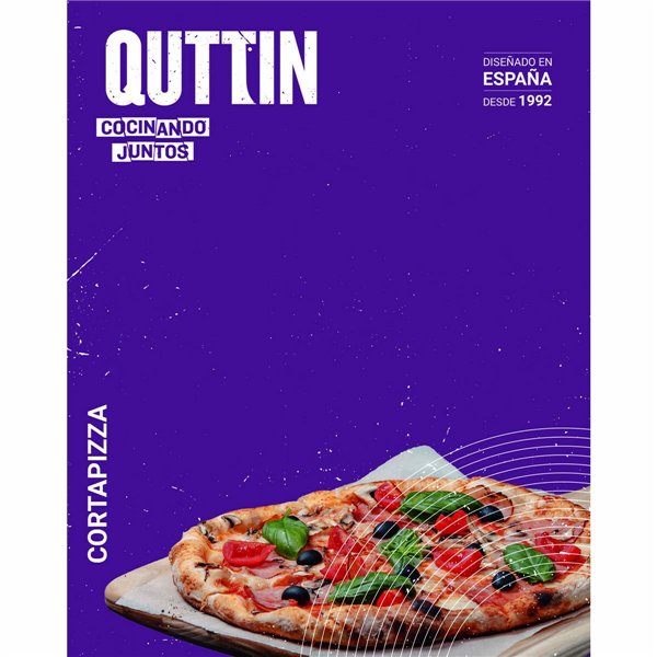 Pizza Cutter Quttin Steel 10 x 8,5 cm (24 Units)
