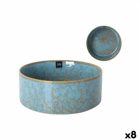 Bowl La Mediterránea Scratch blue 20,6 x 7,8 cm (8 Units)
