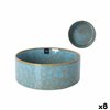 Bowl La Mediterránea Scratch blue 20,6 x 7,8 cm (8 Units)