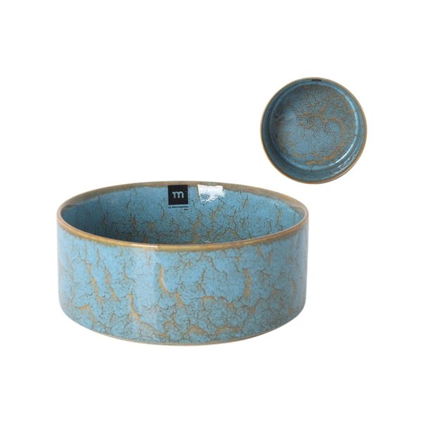 Bowl La Mediterránea Scratch blue 20,6 x 7,8 cm (8 Units)