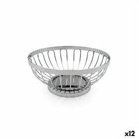 Breadbasket My Bar Silver Metal 17,5 X 7 CM (12 Units)