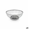Breadbasket My Bar Silver Metal 17,5 X 7 CM (12 Units)
