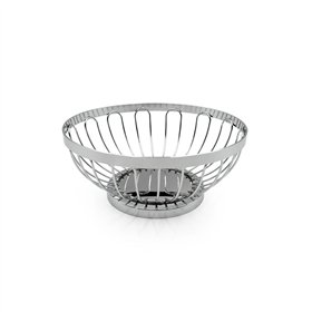 Breadbasket My Bar Silver Metal 17,5 X 7 CM (12 Units)