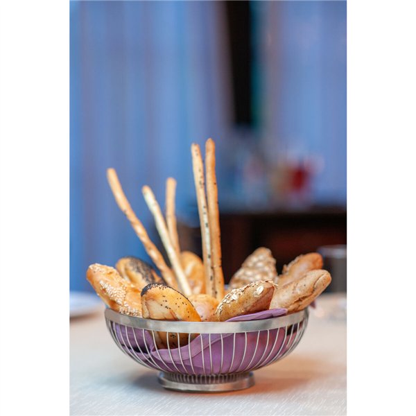 Breadbasket My Bar Silver Metal 17,5 X 7 CM (12 Units)