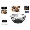 Breadbasket My Bar Black Metal Circular (12 Units)