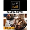 Breadbasket My Bar Black Metal Circular (12 Units)