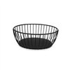 Breadbasket My Bar Black Metal Oval 20 x 15 x 8 cm (12 Units)