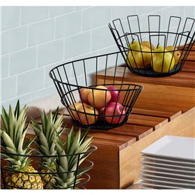 Fruit Bowl My Bar Metal 28 x 18 cm (12 Units)