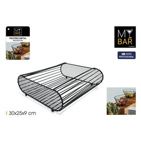 Fruit Bowl My Bar Metal 30 x 25 x 9 cm (6 Units)