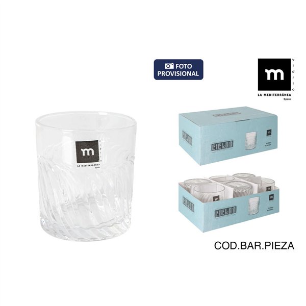 Glass for water La Mediterránea Ciclon (48 Units)