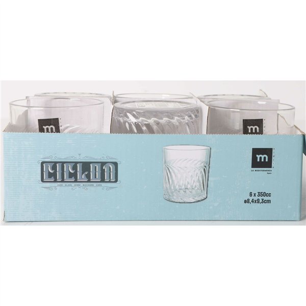 Glass for water La Mediterránea Ciclon (48 Units)
