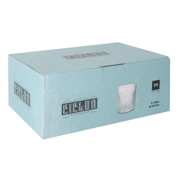 Glass for water La Mediterránea Ciclon (48 Units)