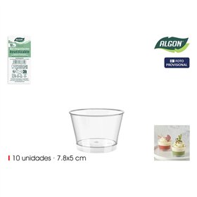 Snack Bowl Algon 10 Pieces (24 Units)