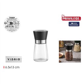 Pepper Mill Privilege Glass 6,5 x 13 cm (24 Units)