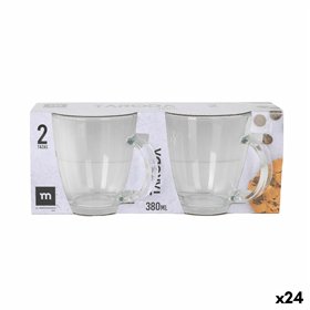 Set of glasses La Mediterránea Taroda 380 ml 2 Pieces (24 Units)