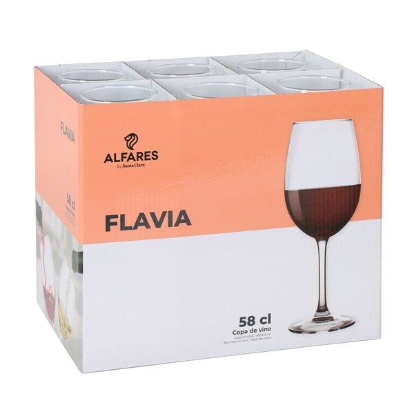 Wine glass Alfares Flavia (24 Units)