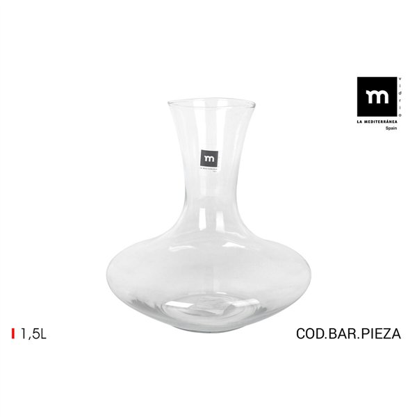 Wine Decanter La Mediterránea Zahara 1,5 L (4 Units)