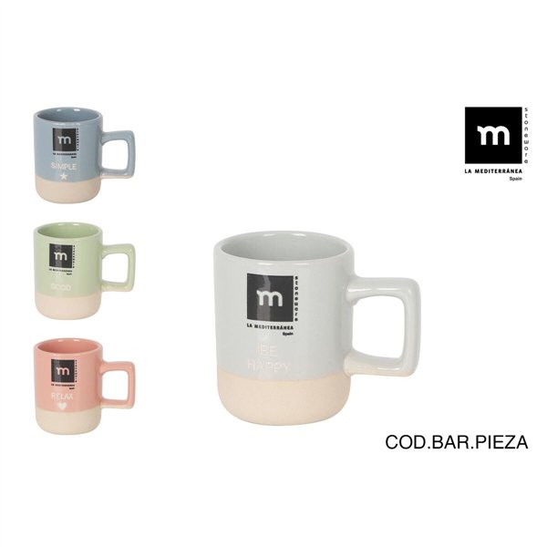 Tea and coffee cup La Mediterránea Simple&good 90 ml (24 Units)