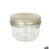 Jar Le Parfait Wiss Transparent Golden 350 ml Hermetic (6 Units)