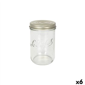 Jar Le Parfait Wiss Transparent Golden 750 ml Hermetic (6 Units)