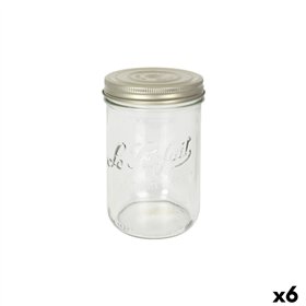 Jar Le Parfait Wiss Transparent Golden 1,5 L Hermetic (6 Units)