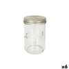 Jar Le Parfait Wiss Transparent Golden 1,5 L Hermetic (6 Units)