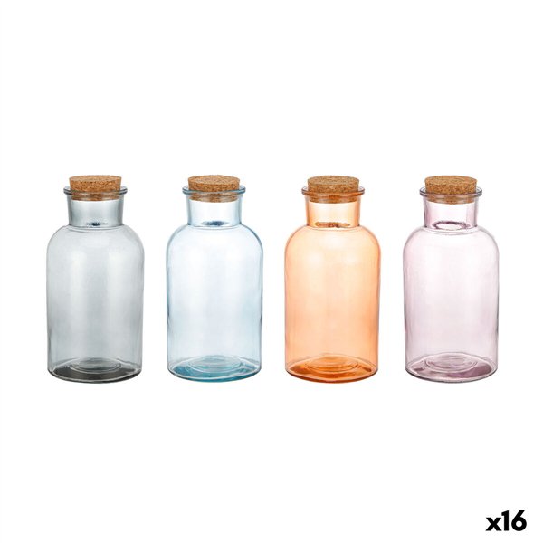 Glass Bottle La Mediterránea Cork Glass 500 ml (16 Units)