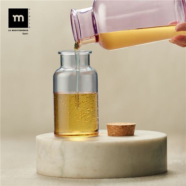 Glass Bottle La Mediterránea Cork Glass 500 ml (16 Units)