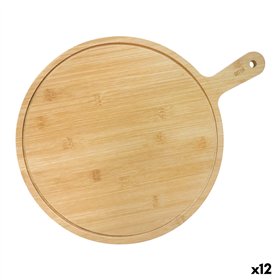 Cutting board Quttin Brown 33 x 43 x 1 cm Pizza (12 Units)