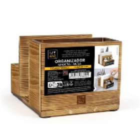 Multi-Purpose Organiser My Bar Wood 14,5 x 18 x 12 cm (6 Units)