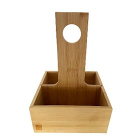 Bamboo Spice Rack My Bar Bamboo 15 x 15 x 22 cm (12 Units)